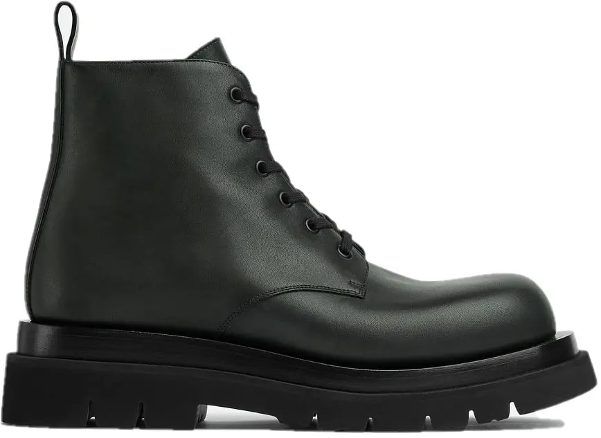 Giày Bottega Veneta Lug Lace-Up Ankle Boot 'Bottle Green' 730224VBS503381 — kich-thuoc: 39 Giày Bottega Veneta Lug Lace-Up Ankle Boot 'Bottle Green' 730224VBS503381 — kich-thuoc: 39