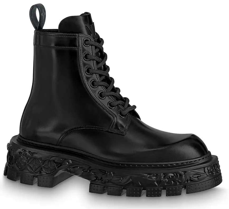 Giày Louis Vuitton LV Baroque Ranger Boots 'Black' 1AAH5U Giày Louis Vuitton LV Baroque Ranger Boots 'Black' 1AAH5U