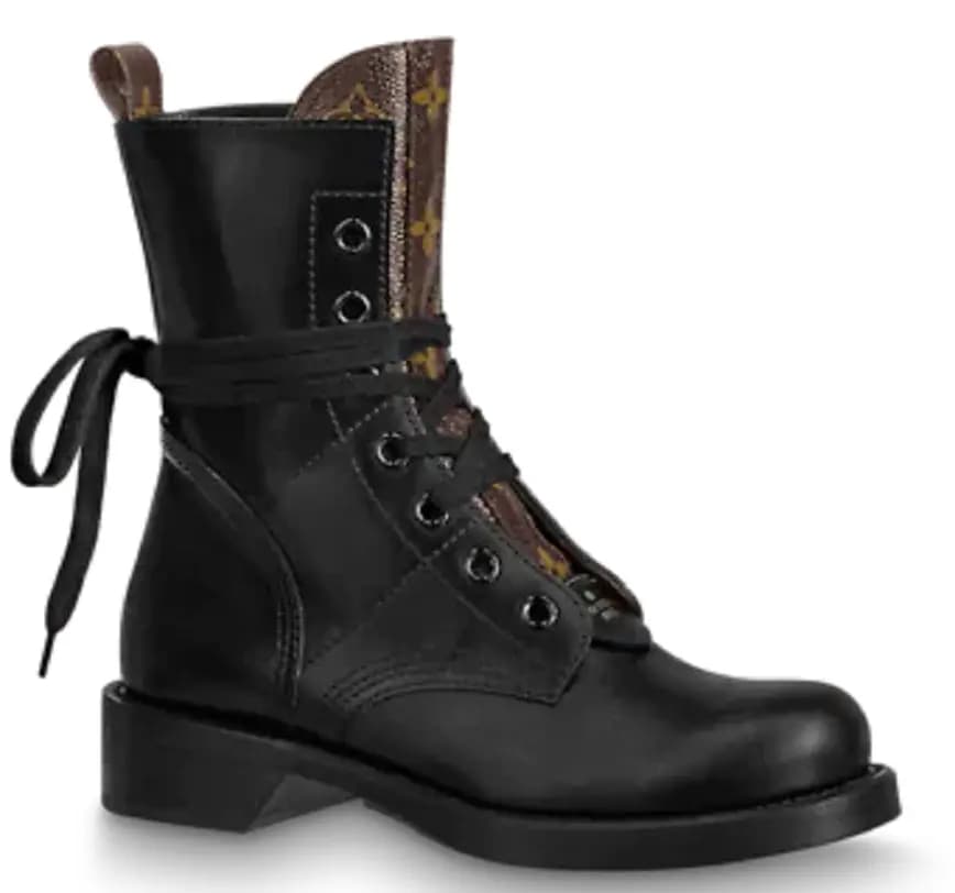 Giày Louis Vuitton Metropolis Flat Rangers Black 1A7WHY Giày Louis Vuitton Metropolis Flat Rangers Black 1A7WHY