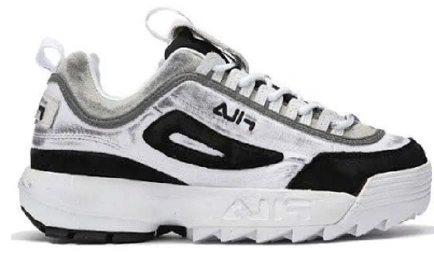 Giày Fila Disruptor 2 White " Cá Mập" Washing FS1HTB1211X Giày Fila Disruptor 2 White " Cá Mập" Washing FS1HTB1211X