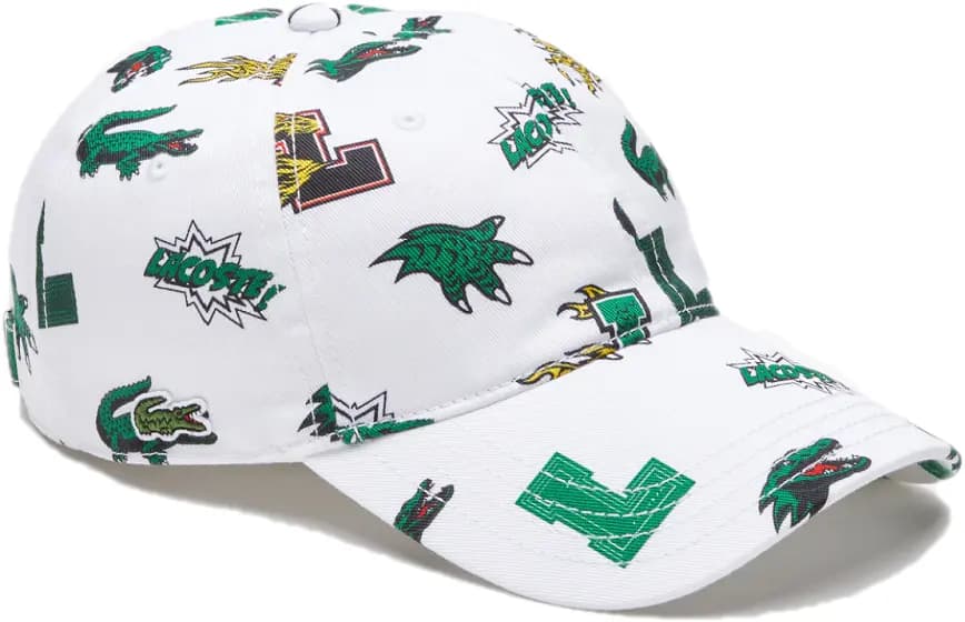 Mũ Lacoste Holiday Croc Print 'White' RK1205-52N-001 Mũ Lacoste Holiday Croc Print 'White' RK1205-52N-001