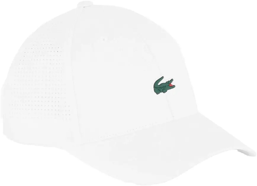 Mũ Lacoste Golf Perforated Fabric 'White' RK242E-53G-70V — kich-thuoc: 1-size Mũ Lacoste Golf Perforated Fabric 'White' RK242E-53G-70V — kich-thuoc: 1-size