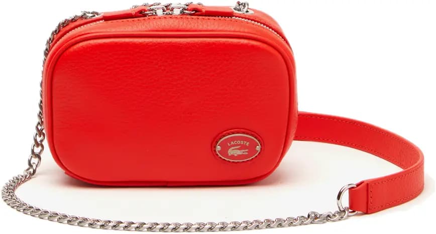 Túi Lacoste Top Grain Leather Square Shoulder 'Red' NF4252G53G-L41 Túi Lacoste Top Grain Leather Square Shoulder 'Red' NF4252G53G-L41