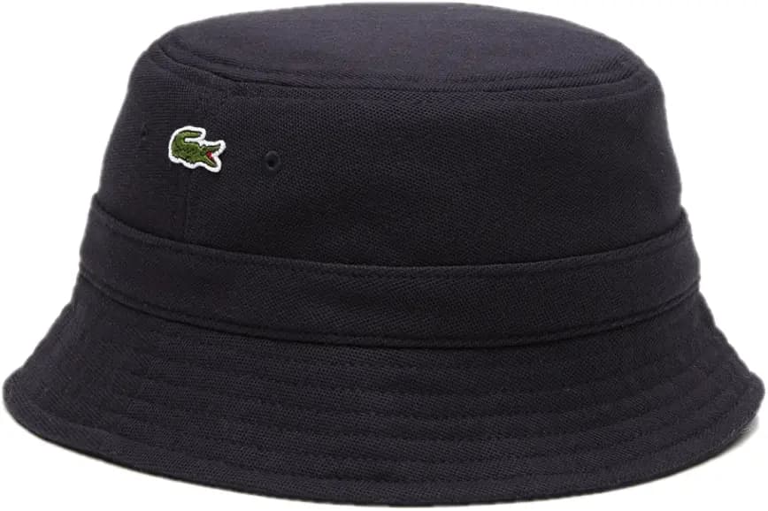 Mũ Lacoste Organic Cotton Bucket 'Black' RK2056-52N-HDE Mũ Lacoste Organic Cotton Bucket 'Black' RK2056-52N-HDE