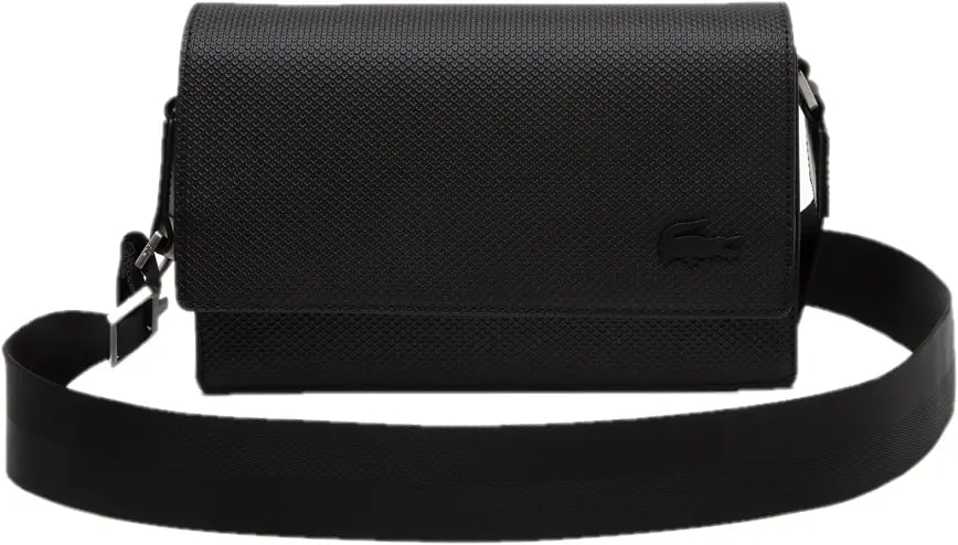 Túi Lacoste Shantaco Calfskin Flap 'Black' NU4118C53G-000 Túi Lacoste Shantaco Calfskin Flap 'Black' NU4118C53G-000