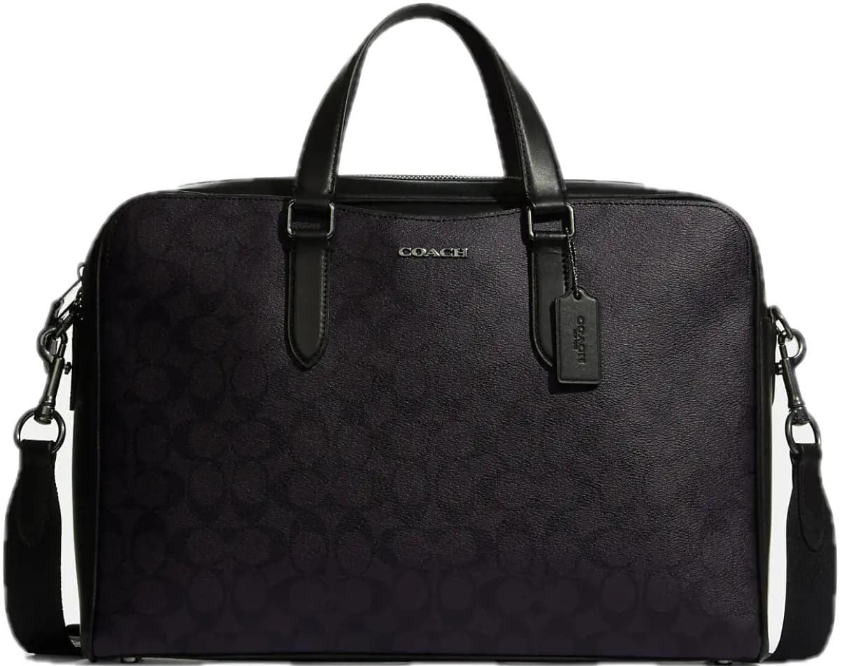 Túi Coach Graham Structured Brief Signature Canvas 'Black' C8175-QBN3A Túi Coach Graham Structured Brief Signature Canvas 'Black' C8175-QBN3A