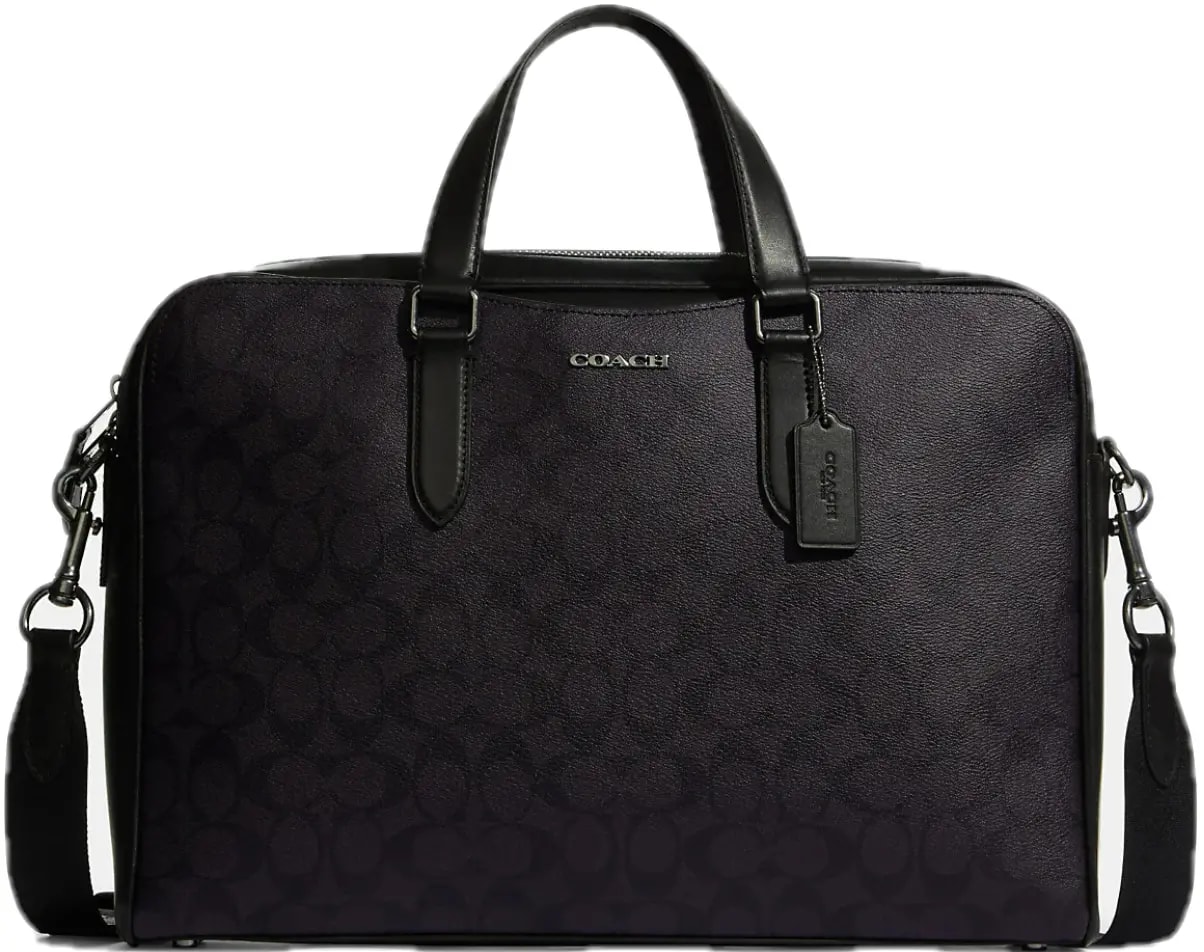 Túi Coach Graham Structured Brief Signature Canvas 'Black' C8175-QBN3A Túi Coach Graham Structured Brief Signature Canvas 'Black' C8175-QBN3A