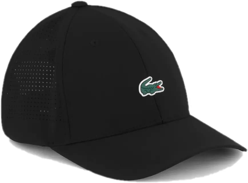Mũ Lacoste Golf Perforated Fabric 'Black' RK242E-53G-031 Mũ Lacoste Golf Perforated Fabric 'Black' RK242E-53G-031