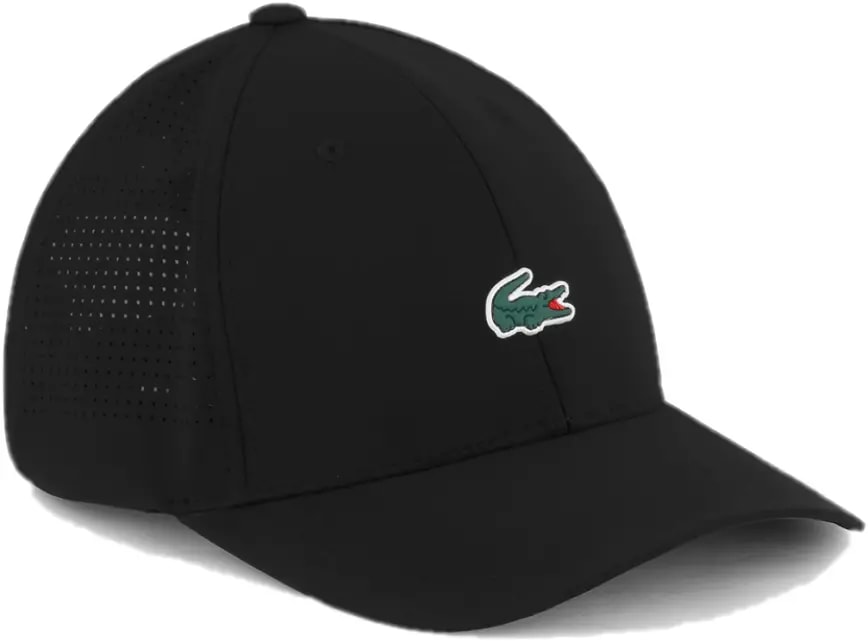 Mũ Lacoste Golf Perforated Fabric 'Black' RK242E-53G-031 — kich-thuoc: 1-size Mũ Lacoste Golf Perforated Fabric 'Black' RK242E-53G-031 — kich-thuoc: 1-size