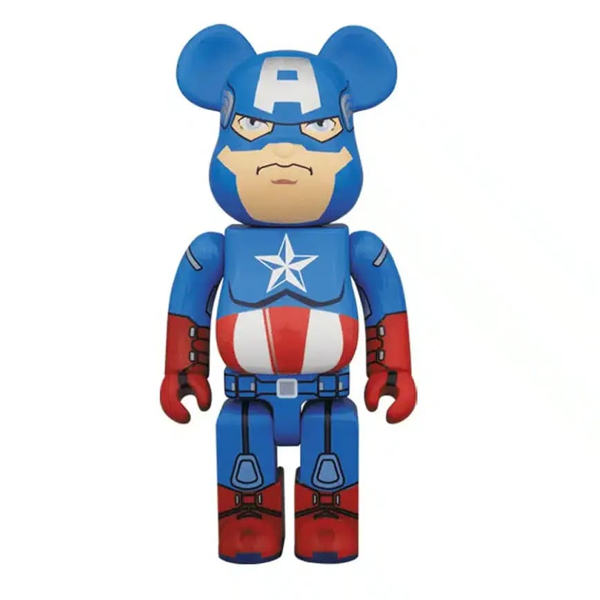 Mô Hình Bearbrick Captain A 400% Mô Hình Bearbrick Captain A 400%
