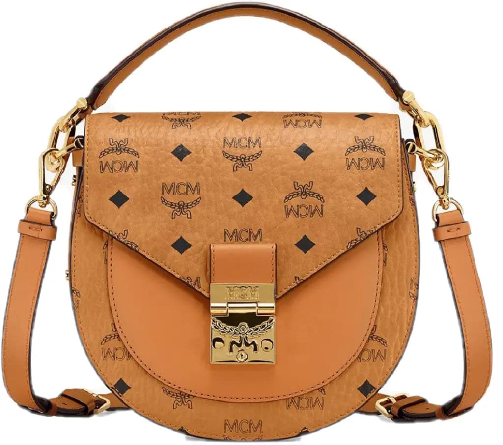 Túi MCM Small Patricia Shoulder Bag In Visetos Cognac MWSAAPA01CO001 Túi MCM Small Patricia Shoulder Bag In Visetos Cognac MWSAAPA01CO001