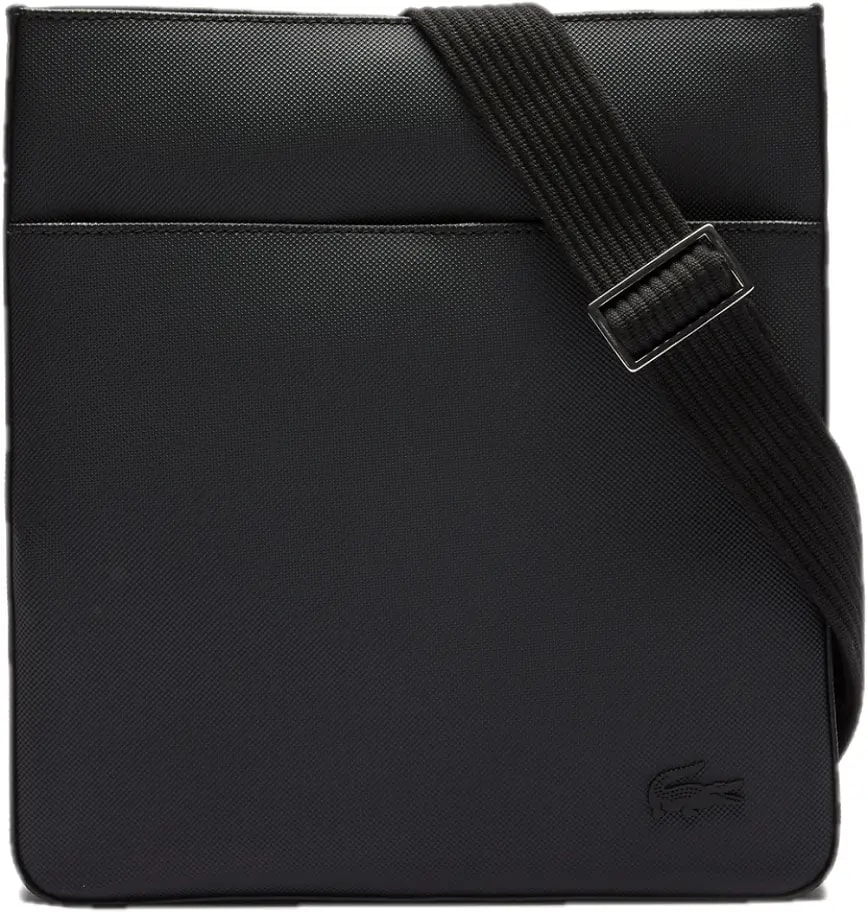 Túi Lacoste Classic Petit Pique Flat Bag 'Black' NH2850H53G-000 — kich-thuoc: 26-x-28-x-3-cm Túi Lacoste Classic Petit Pique Flat Bag 'Black' NH2850H53G-000 — kich-thuoc: 26-x-28-x-3-cm