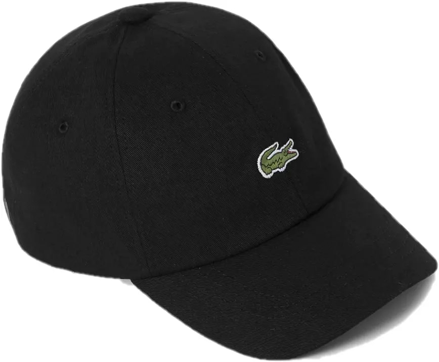 Mũ Lacoste Cotton Twill Basic Baseball 'Black' RK209E-52N-031 Mũ Lacoste Cotton Twill Basic Baseball 'Black' RK209E-52N-031