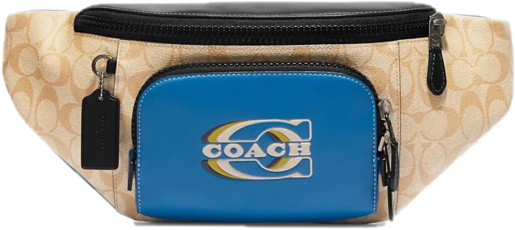 Túi Coach Track Belt Colorblock Signature 'Light Khaki' CH587-QBVFG Túi Coach Track Belt Colorblock Signature 'Light Khaki' CH587-QBVFG