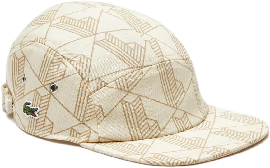 Mũ Lacoste Monogram Cotton Twill 'Beige' RK0527-52N-7DX Mũ Lacoste Monogram Cotton Twill 'Beige' RK0527-52N-7DX