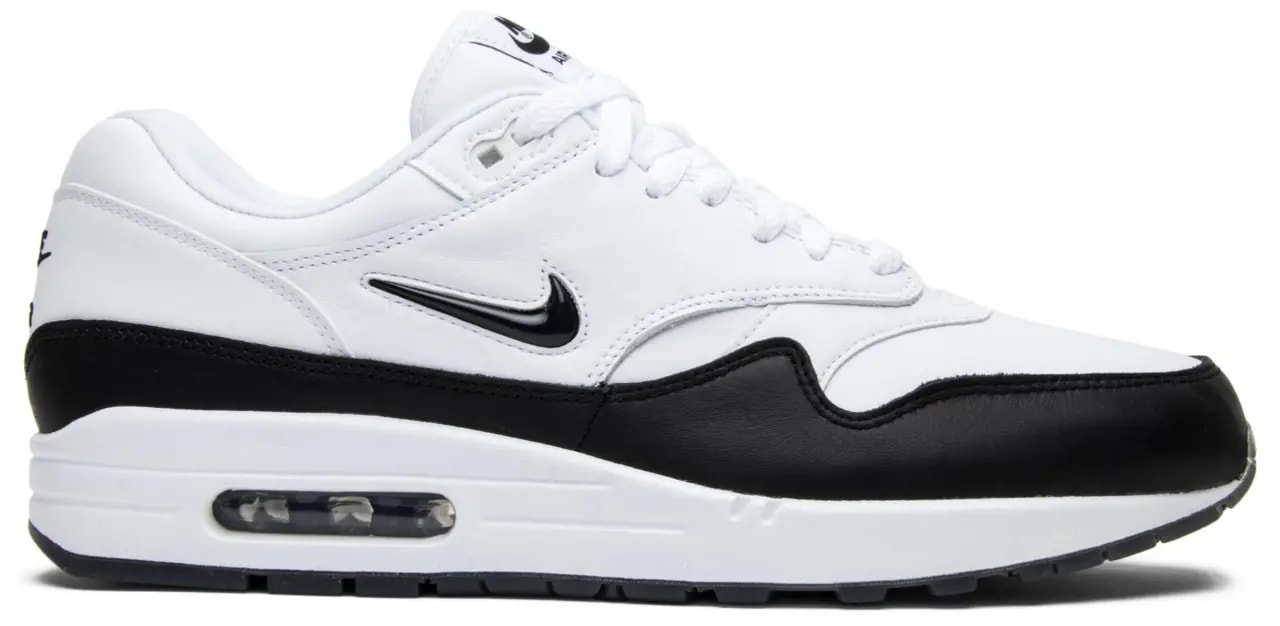 Giày Nike Air Max 1 Premium SC Jewel 'Black Swoosh' 918354-100 Giày Nike Air Max 1 Premium SC Jewel 'Black Swoosh' 918354-100