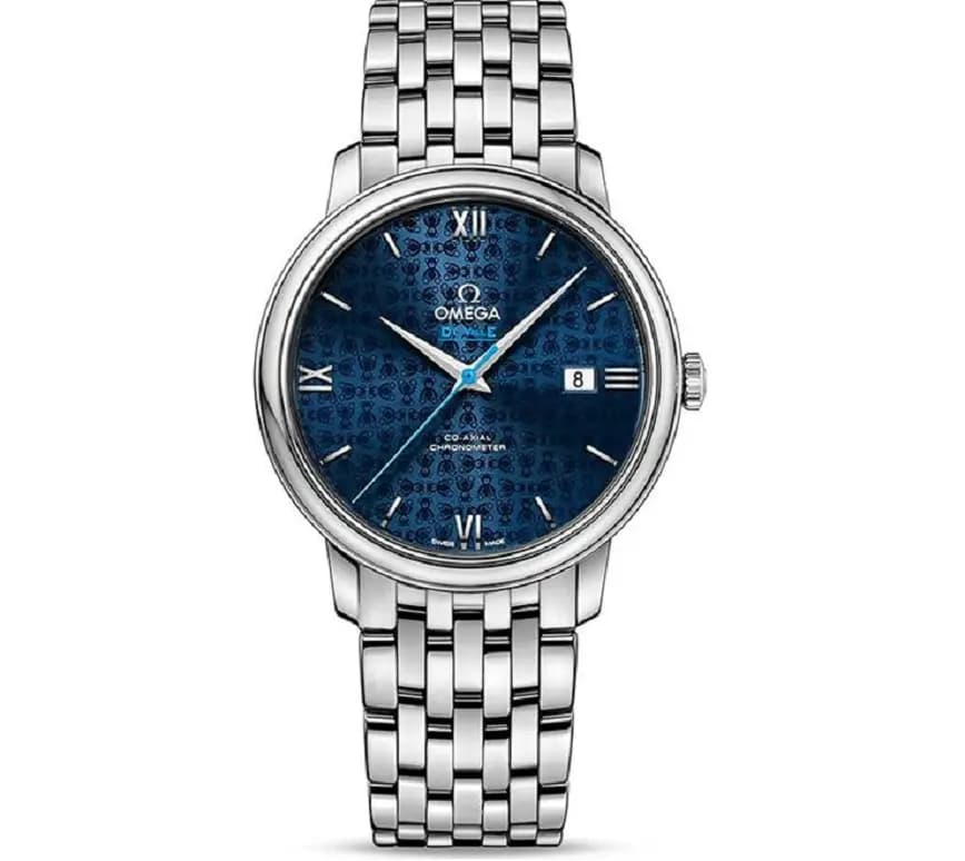 Đồng Hồ Omega De Ville Watch 'Blue' 424-10-40-20-03-001 Đồng Hồ Omega De Ville Watch 'Blue' 424-10-40-20-03-001