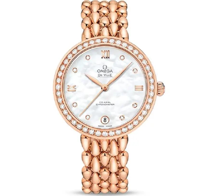 Đồng Hồ Omega De Ville 'Gold Diamond' 424-55-33-20-55-007 Đồng Hồ Omega De Ville 'Gold Diamond' 424-55-33-20-55-007