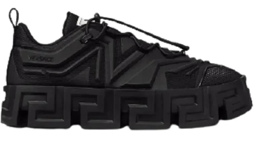 Giày Versace Greca Labyrinth Lace Up 1002189-1A01687-1B000 Giày Versace Greca Labyrinth Lace Up 1002189-1A01687-1B000