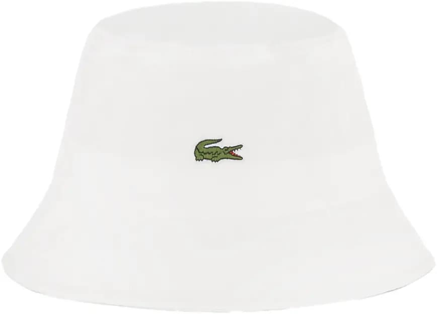 Mũ Lacoste Bucket Hat Cotton Material 'White' RK217E-53G-70V Mũ Lacoste Bucket Hat Cotton Material 'White' RK217E-53G-70V