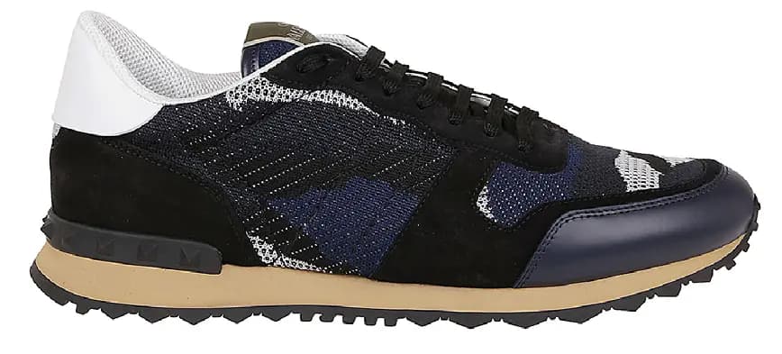 Giày Valentino Mesh Fabric Camouflage Rockrunner Sneaker TY0S0723QRK31J Giày Valentino Mesh Fabric Camouflage Rockrunner Sneaker TY0S0723QRK31J