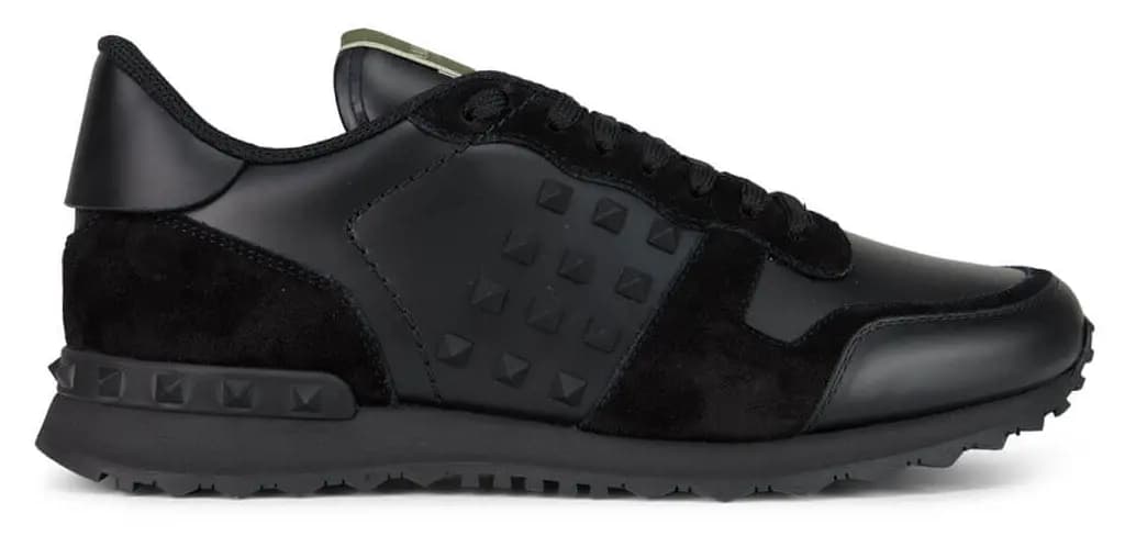 Giày Valentino Black Leather Rockstud WY2S0748VRJN01 Giày Valentino Black Leather Rockstud WY2S0748VRJN01