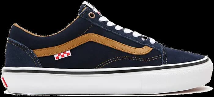 Giày Vans Reynolds Skate Old Skool Navy Gold Brown VN0A5FCB9CV Giày Vans Reynolds Skate Old Skool Navy Gold Brown VN0A5FCB9CV