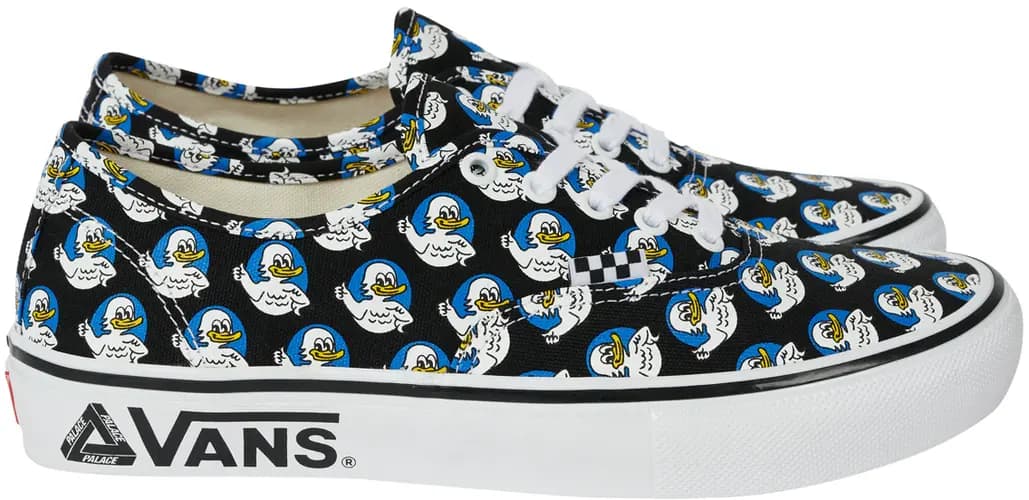 Giày Vans Skate Authentic Palace Jeremy the Duck Black VN0A4BWN6VI Giày Vans Skate Authentic Palace Jeremy the Duck Black VN0A4BWN6VI