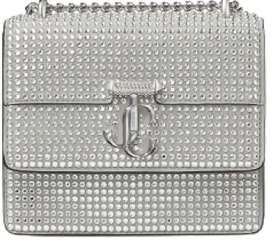 Túi Jimmy Choo Varenne Quad 'Silver' VARENNESHOULDERXSAEO001367 Túi Jimmy Choo Varenne Quad 'Silver' VARENNESHOULDERXSAEO001367
