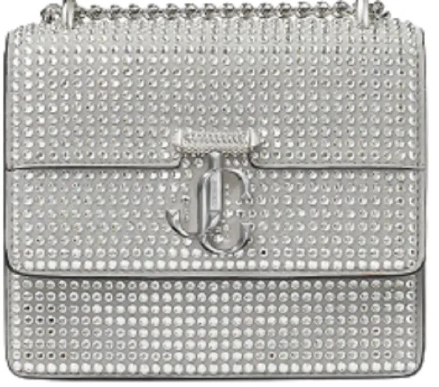 Túi Jimmy Choo Varenne Quad 'Silver' VARENNESHOULDERXSAEO001367 Túi Jimmy Choo Varenne Quad 'Silver' VARENNESHOULDERXSAEO001367