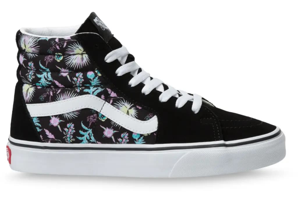 Giày Vans Sk8-Hi Paradise Floral Black VN0A32QG3VD Giày Vans Sk8-Hi Paradise Floral Black VN0A32QG3VD