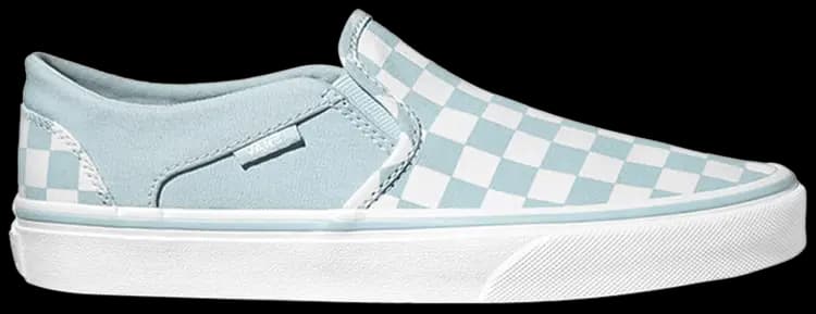 Giày Vans Asher 'Checkerboard Baby Blue' VN0A32QMROI Giày Vans Asher 'Checkerboard Baby Blue' VN0A32QMROI