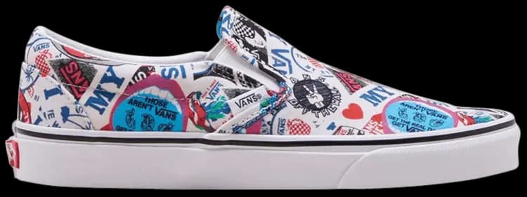 Giày Vans Classic Slip-On 'Sticker Mash Up' VN0A38F7VFV Giày Vans Classic Slip-On 'Sticker Mash Up' VN0A38F7VFV