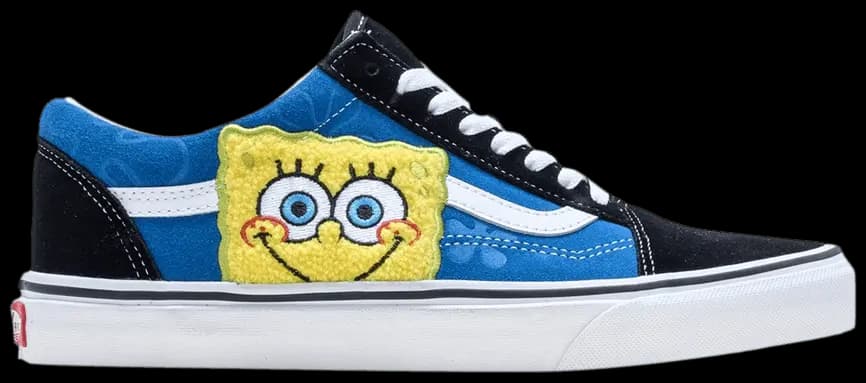Giày Vans SpongeBob SquarePants x Old Skool 'Smile Patch' VN0A38G19XD Giày Vans SpongeBob SquarePants x Old Skool 'Smile Patch' VN0A38G19XD