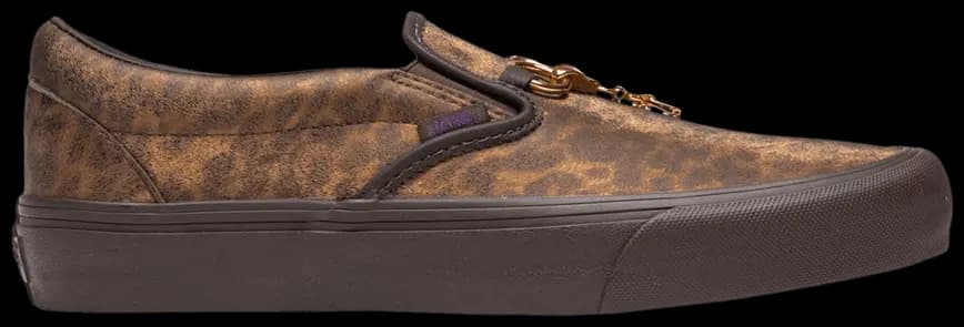 Giày Vans Needles x Vault Classic Slip On V 'Animal Print Brown' VN0A3QXY2GU Giày Vans Needles x Vault Classic Slip On V 'Animal Print Brown' VN0A3QXY2GU