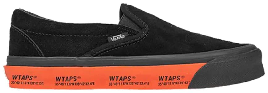 Giày Vans WTAPS x Classic Slip-On LX 'Black Orange' VN0A45JK20E Giày Vans WTAPS x Classic Slip-On LX 'Black Orange' VN0A45JK20E