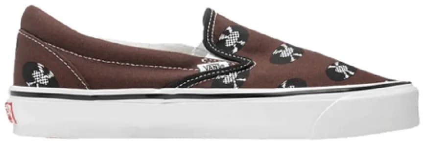 Giày Vans Wacko Maria x OG Classic Slip-On 'Brown Records VN0A45JK595 Giày Vans Wacko Maria x OG Classic Slip-On 'Brown Records VN0A45JK595