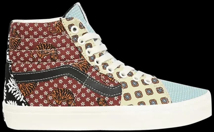 Giày Vans Sk8-Hi 'Tiger Patchwork' VN0A4BV61IO Giày Vans Sk8-Hi 'Tiger Patchwork' VN0A4BV61IO