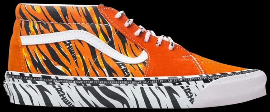 Giày Vans Aries x OG Sk8-Mid LX 'Tiger Bright' VN0A4BVC9WW Giày Vans Aries x OG Sk8-Mid LX 'Tiger Bright' VN0A4BVC9WW