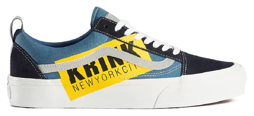 Giày Vans Vault x Krink Old Skool LX 'Blue' VN0A4BVF173 Giày Vans Vault x Krink Old Skool LX 'Blue' VN0A4BVF173