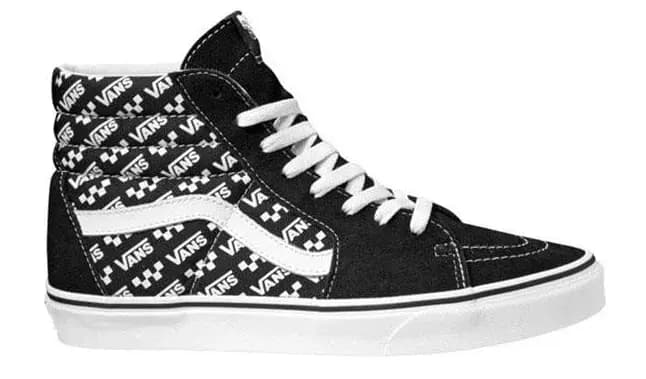 Giày Vans Sk8-Hi Logo Repeat 'Black True White' VN0A4U3CTEZ Giày Vans Sk8-Hi Logo Repeat 'Black True White' VN0A4U3CTEZ