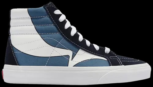 Giày Vans Sk8-Hi Reissue 'Warp Parisian Night Navy' VN0A4U3D21Q — kich-thuoc: 36.5 Giày Vans Sk8-Hi Reissue 'Warp Parisian Night Navy' VN0A4U3D21Q — kich-thuoc: 36.5