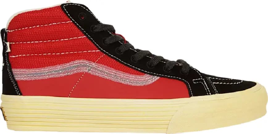 Giày Vans Sk8 Hi Notchback Split VR3 'Black Red' VN0A5FBH458 Giày Vans Sk8 Hi Notchback Split VR3 'Black Red' VN0A5FBH458