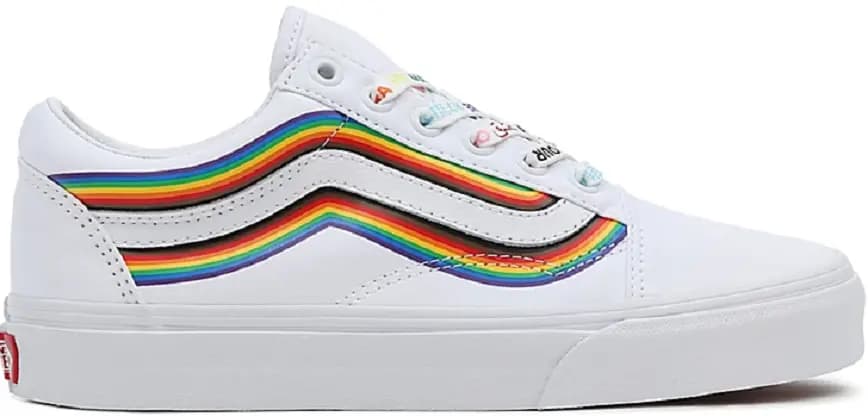 Giày Vans Pride Old Skool 'White' VN0A5KRFB5U Giày Vans Pride Old Skool 'White' VN0A5KRFB5U
