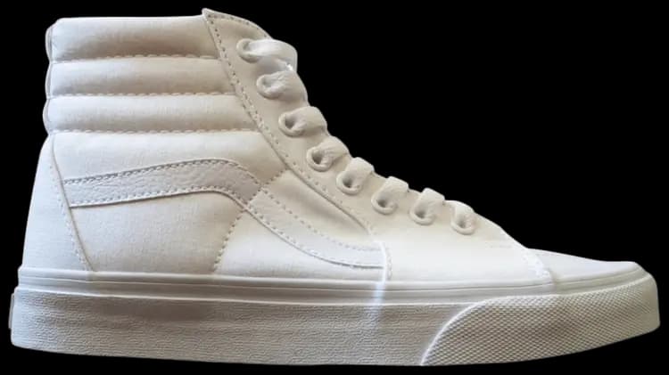 Giày Vans Sk8-Hi Canvas 'True White' VN000D5IW00 Giày Vans Sk8-Hi Canvas 'True White' VN000D5IW00