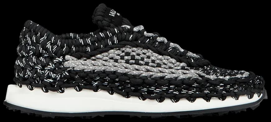 Giày Valentino Crochet Sneakers 'Black' VY0S0E41ZXB388 Giày Valentino Crochet Sneakers 'Black' VY0S0E41ZXB388