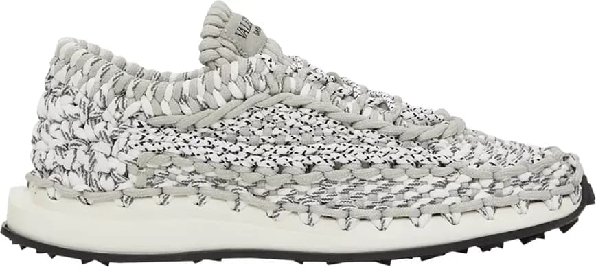 Giày Valentino Crochet Sneakers 'Grey' VY0S0E41ZXB-GD0 Giày Valentino Crochet Sneakers 'Grey' VY0S0E41ZXB-GD0