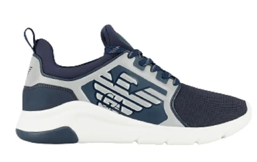 Giày Armani A-Racer Reflex Sneakers 'Navy Grey' X8X057XCC551M506 Giày Armani A-Racer Reflex Sneakers 'Navy Grey' X8X057XCC551M506