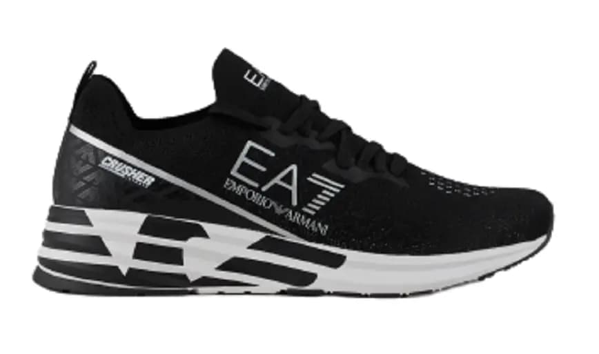 Giày Armani Crusher Distance Sneakers 'Black' X8X095XK2401A120 Giày Armani Crusher Distance Sneakers 'Black' X8X095XK2401A120