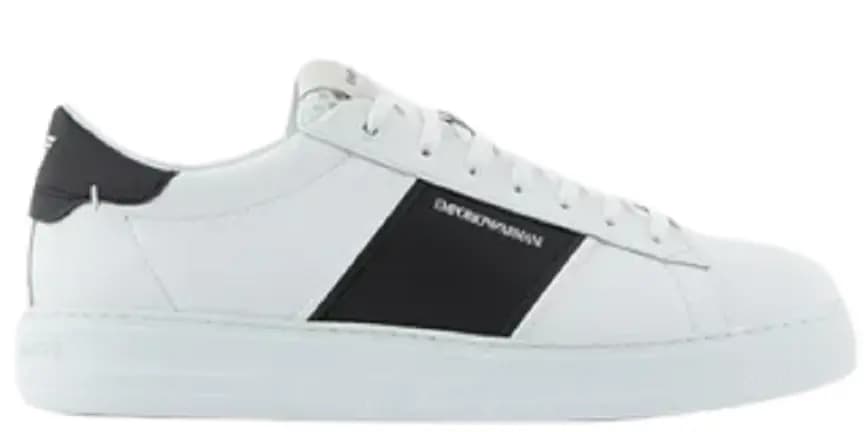 Giày Armani Leather Rubber And Mesh Details 'White' X4X570XN0101Q908 Giày Armani Leather Rubber And Mesh Details 'White' X4X570XN0101Q908
